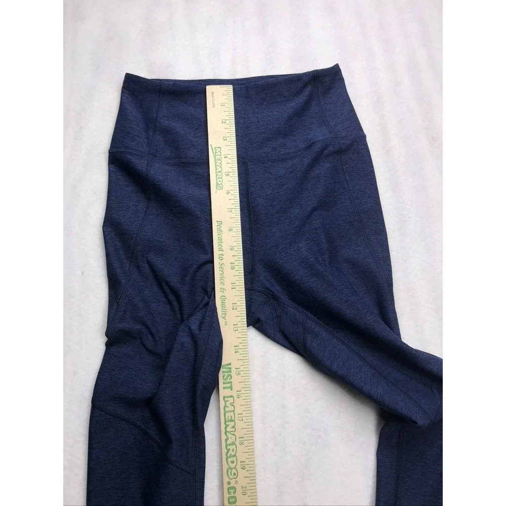 Outdoor Voices TechSweat High Waisted Leggings Navy Blue‎ Heathered Womens Small